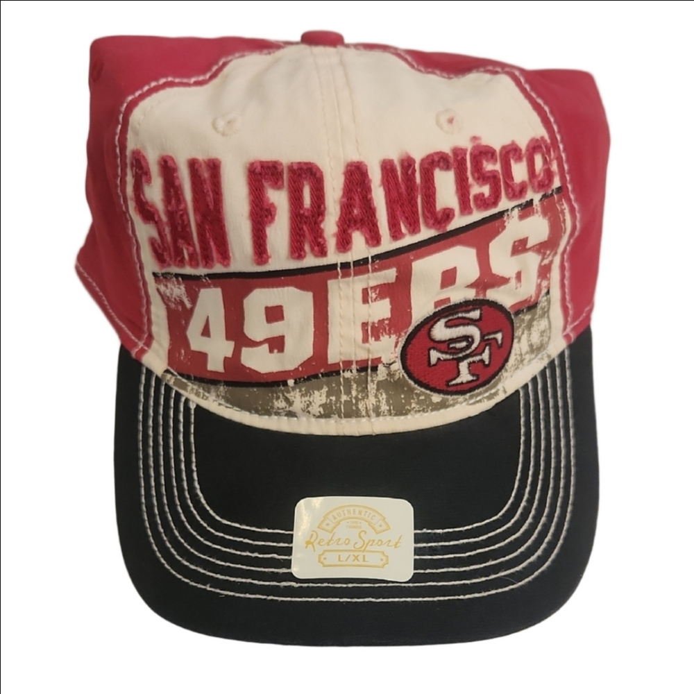 Reebok Vintage Red and Black San Francisco 49ers Hat